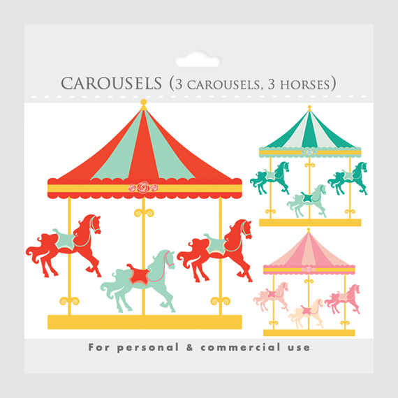 clipart horse carousel - photo #21